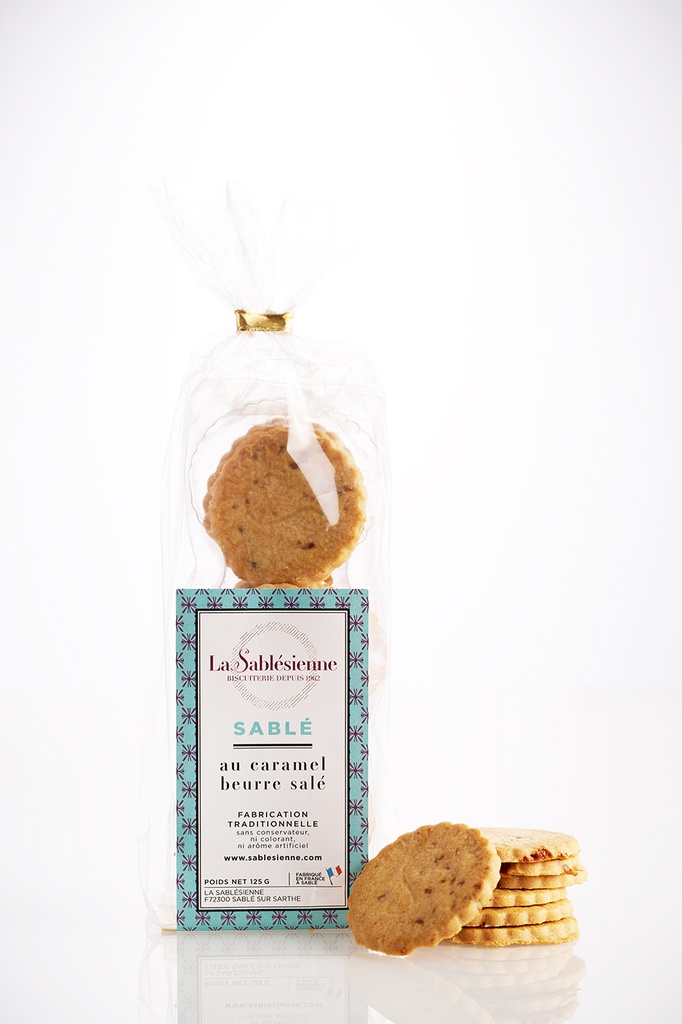Sachet Sablés au caramel beurre salé 125g X12