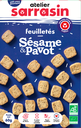 Feuilletés sarrasin sésame et pavot 60g X12