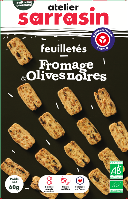 Feuilletés sarrasin sésame et pavot 60g X12