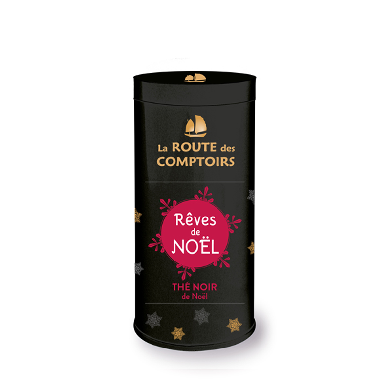 Boite métal laquée Thé noir Rêves 100g x 6