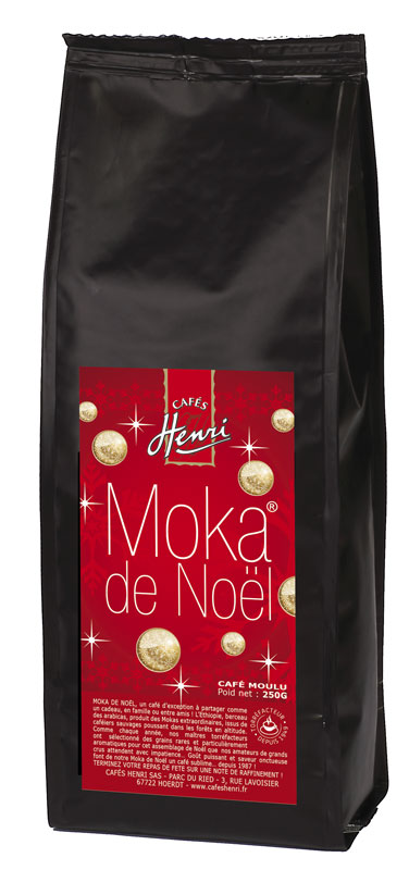 Café Moka de Noël moulu 250g x 12