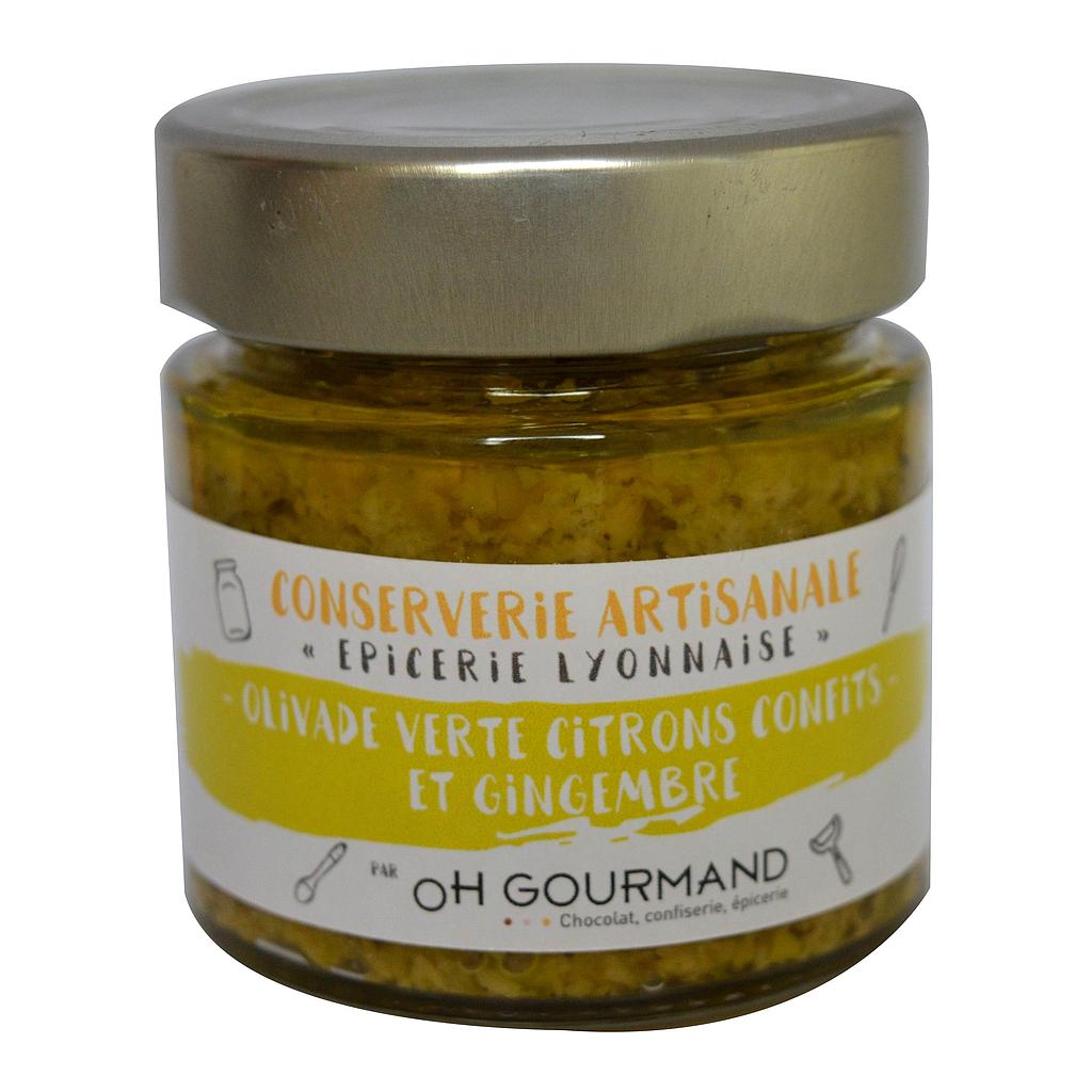 Olivade Verte Citrons confits et Gingembre 100g x6