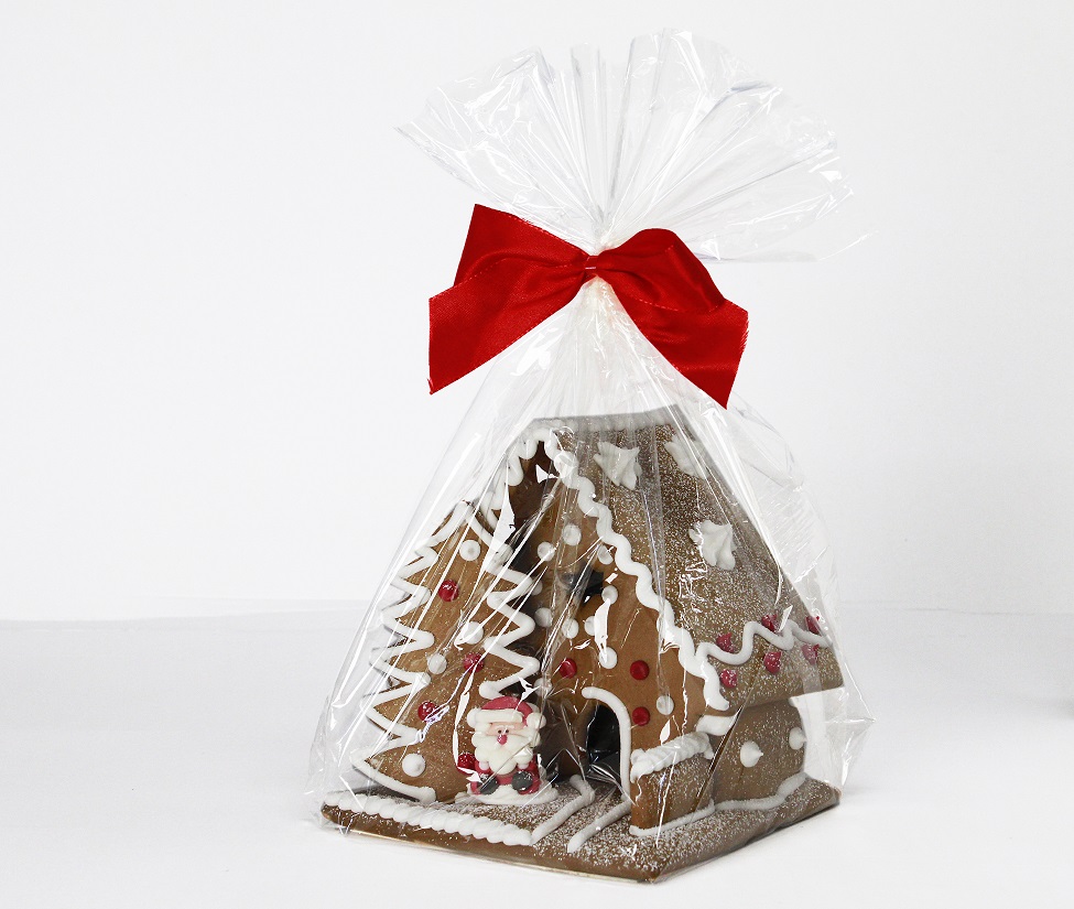 Maison pain épice 650g avec Père Noël x4