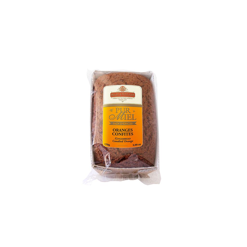 pain d'épices Pur miel aux oranges confites 170g x 6