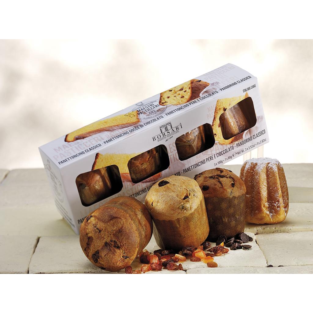 Mini panettone ind x 4  380g x 12