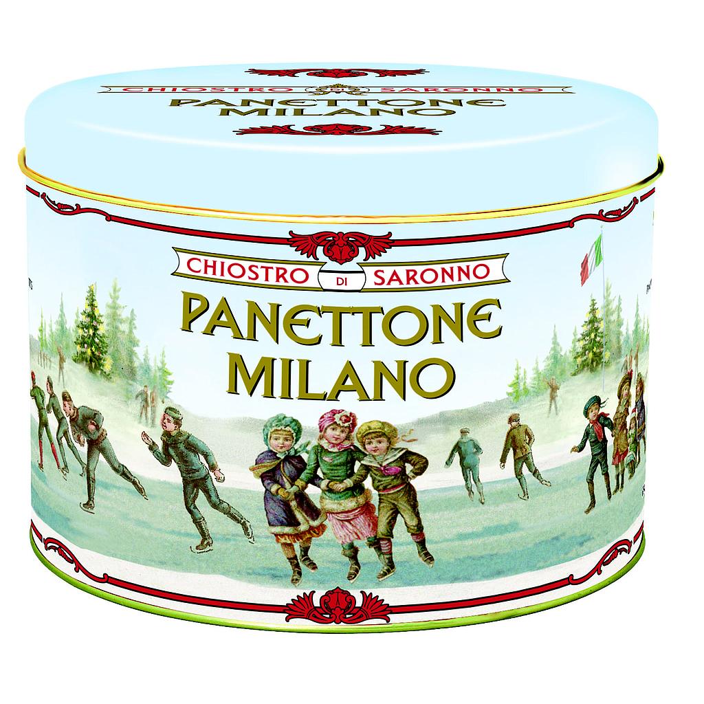Panettone classique boite métal patineurs 750g x 5