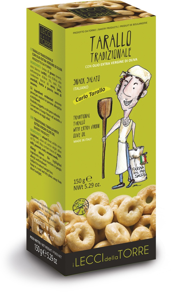 Carlo Taralli à l’huile d’olive 150g x 12