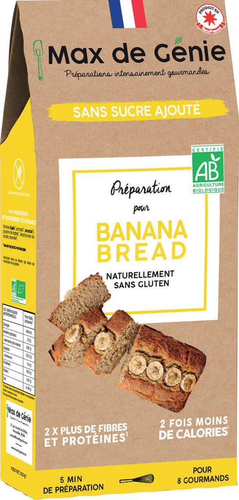 Prép pour Banana bread bio 200g x8