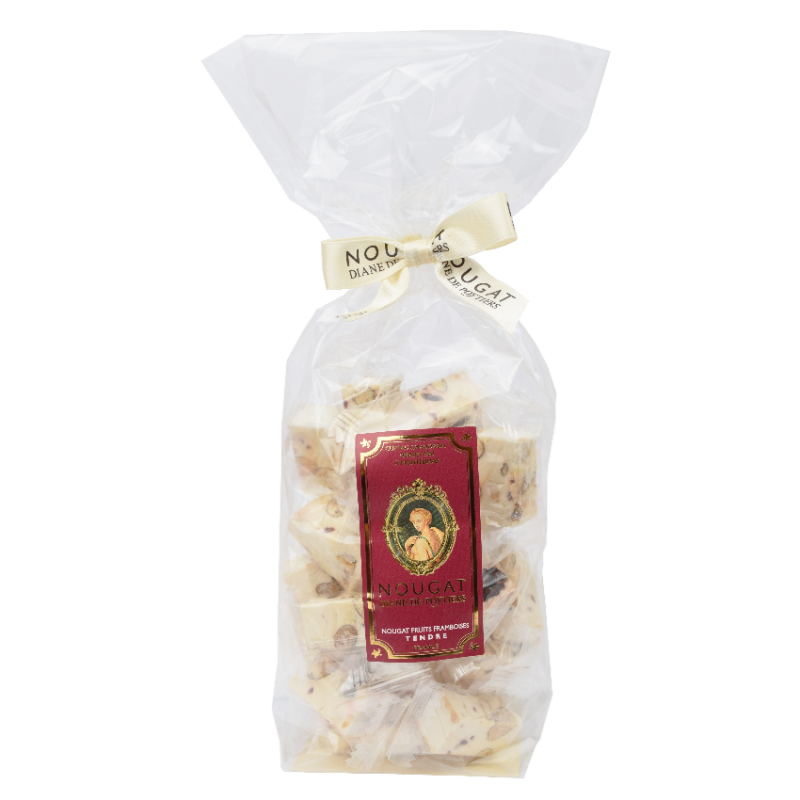 Sachet papillotes Nougat Framboise 150g x16