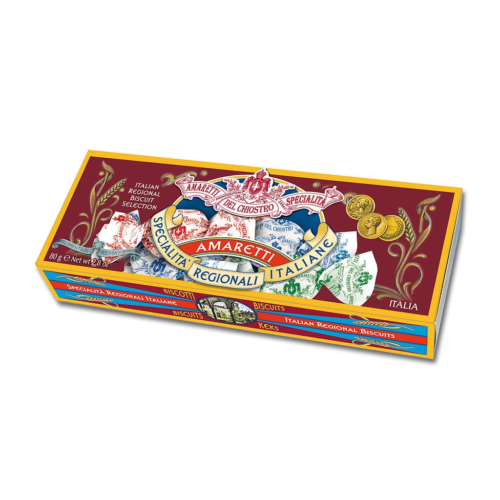 Amaretti croquants aux amandes 80g x 12 
