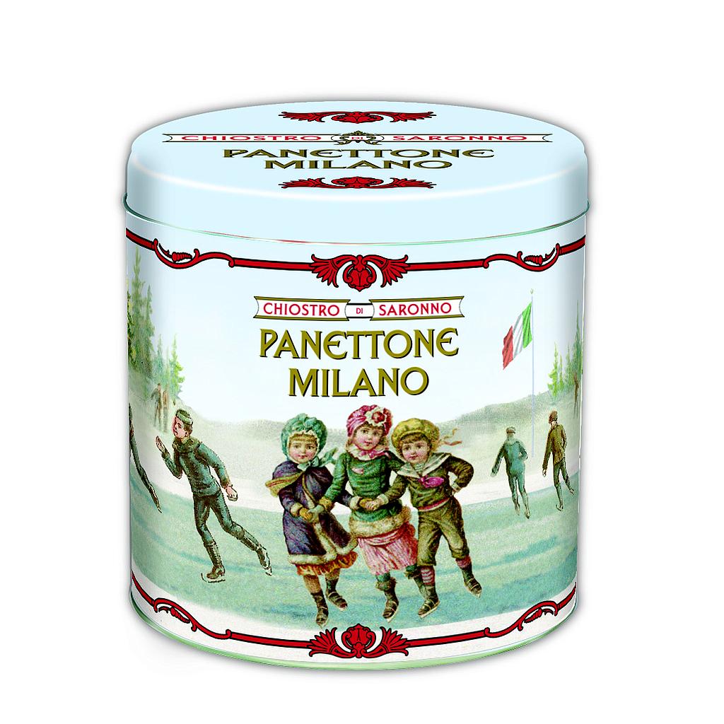 *Panettone classique boite métal Patineurs 100g x 18