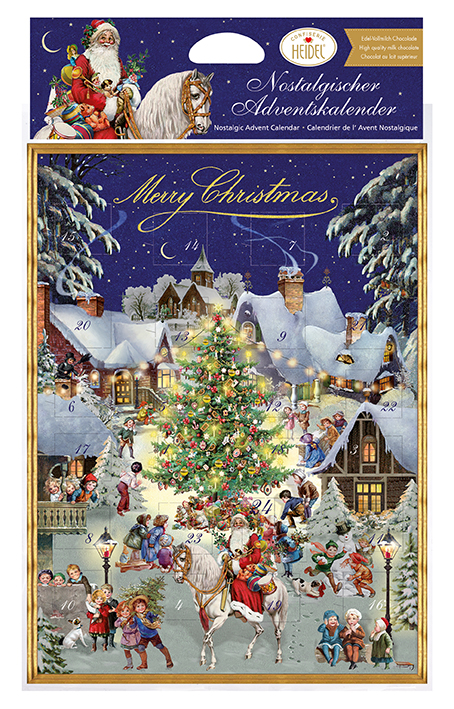 Calendrier de l'Avent Nostalgie bleue 75g x 16
