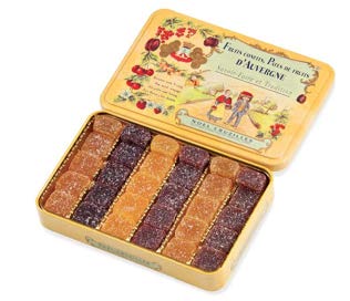  1/2 boite métal jaune pavés clas 330g x6