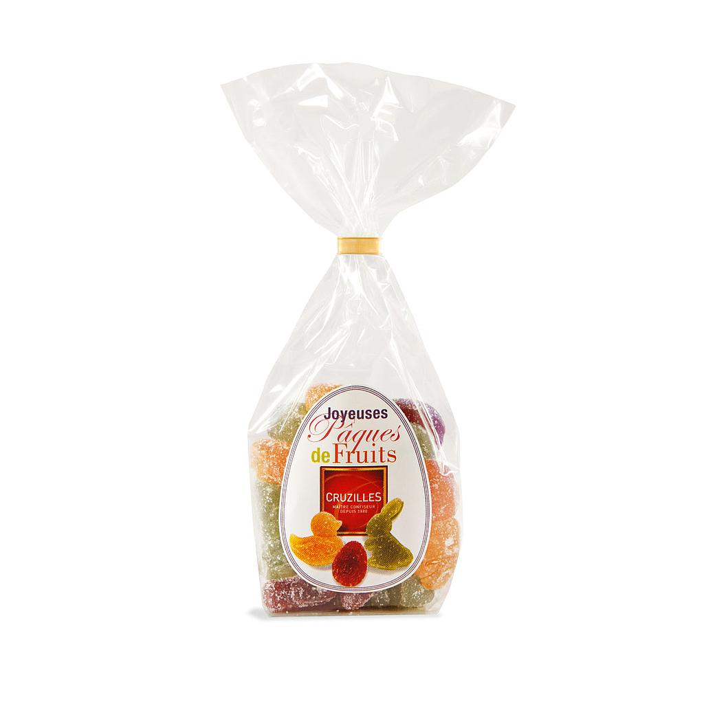 Pâques de fruits acidulées Cruzilles en sachet 150g x 12