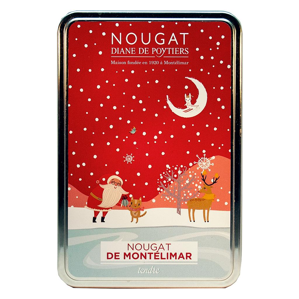 Boite Nougats décor Noël 200g x6