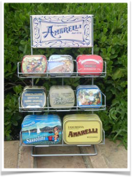 Display métal vide Amarelli