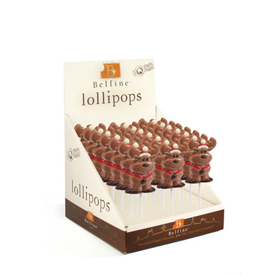 Sucette chocolat Elan de Noël 35g x 24