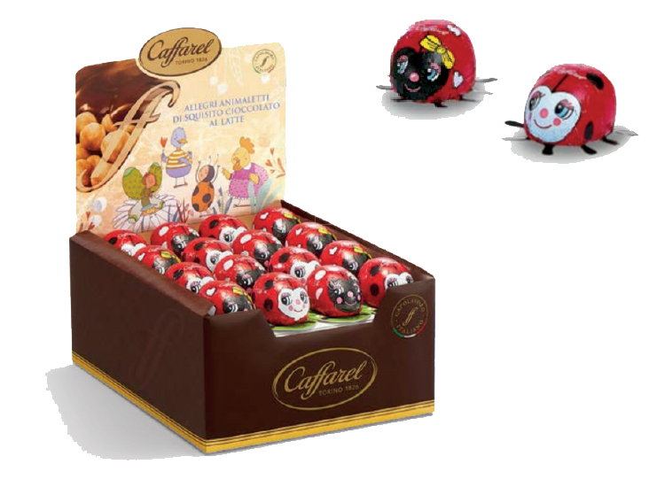 Moulage Coccinelle choc lait 10g disp x48