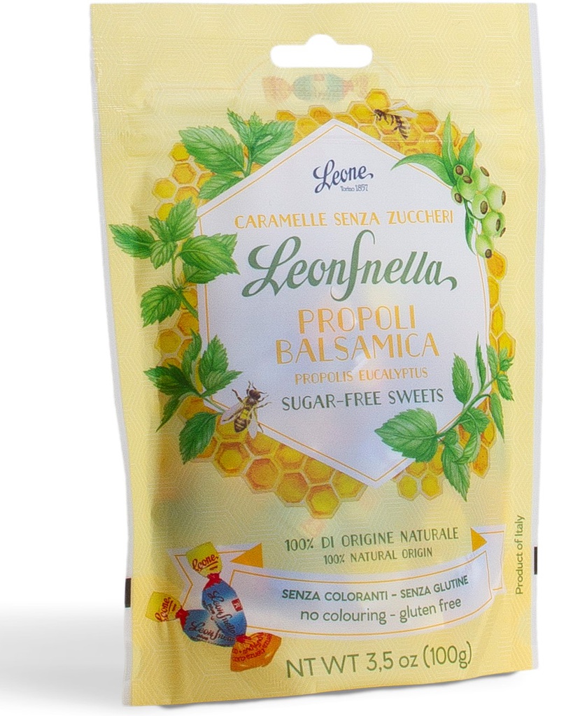 Sachet bonbons Propolis Eucalyp sans sucre 100g x 12