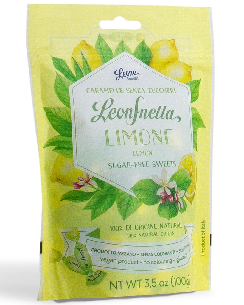 Sachet bonbons Citron sans sucre 100g x 12