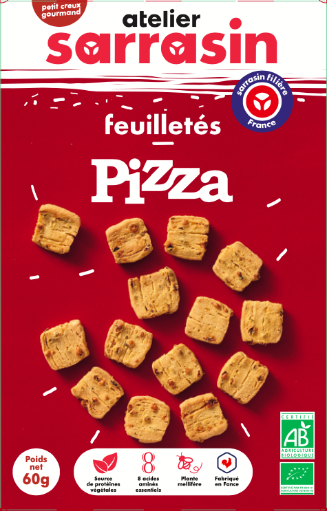 Feuilletés sarrasin pizza 60g X12