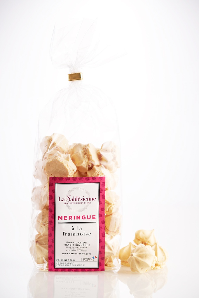 Sachet  MERINGUE à la framboise 70g X12