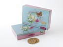 Boite métal Douceurs de France sablés pépites de chocolat 150g X12