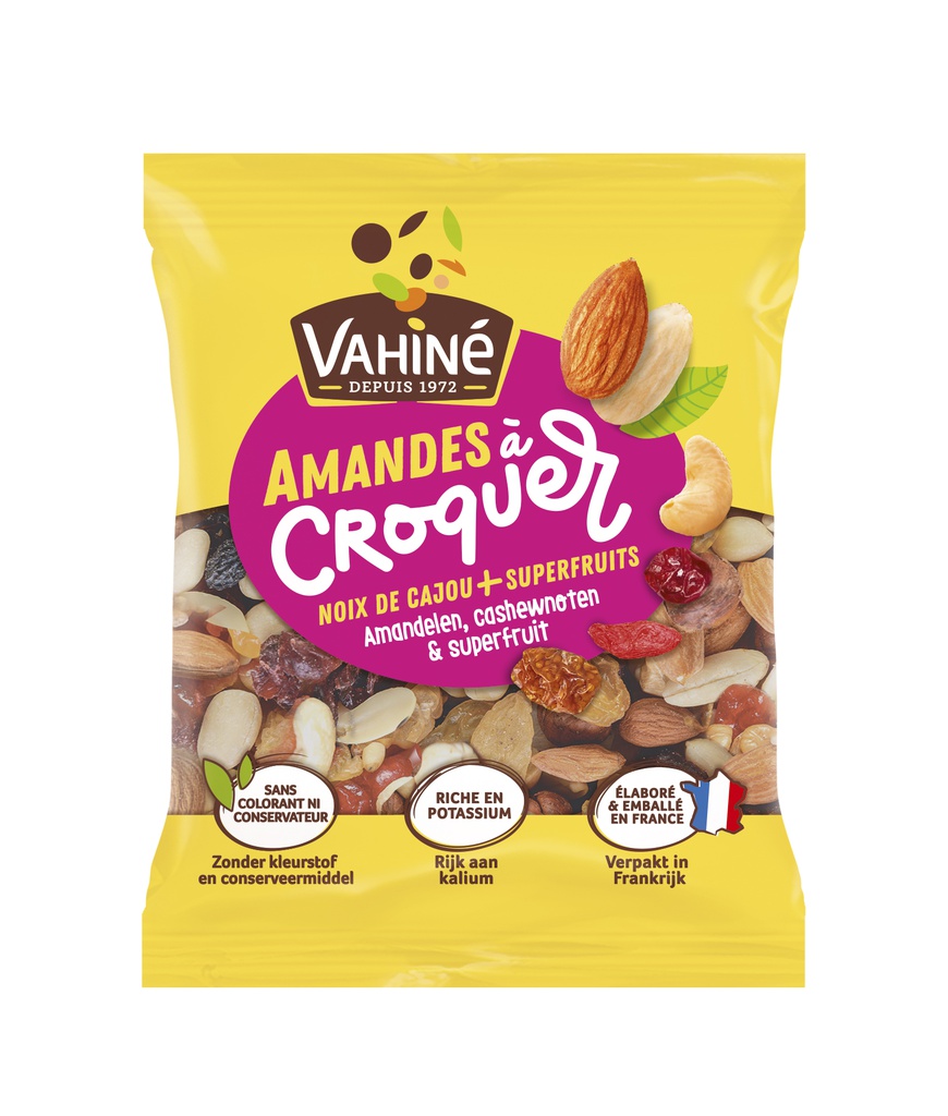 Amande noix de cajou et superfruits 35g X12