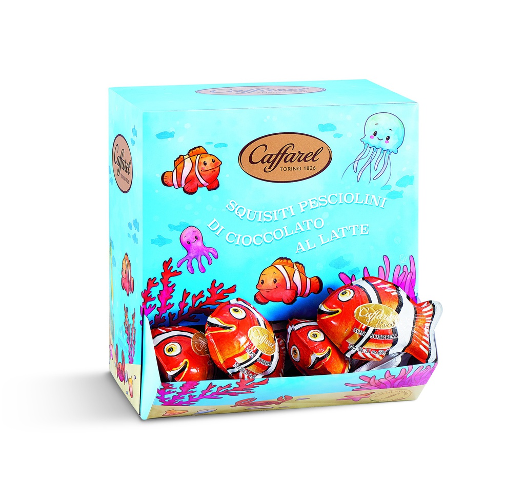Moulage poisson en display avec surprise 60g x 30