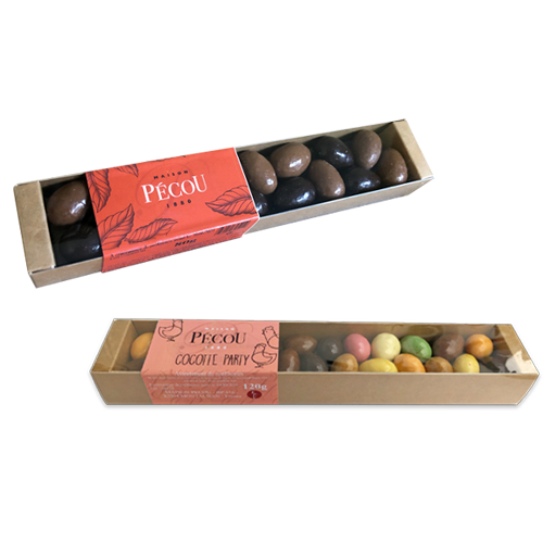 Colis 2 étuis panachés Cocote party/ oeuf caramel 80g x 20