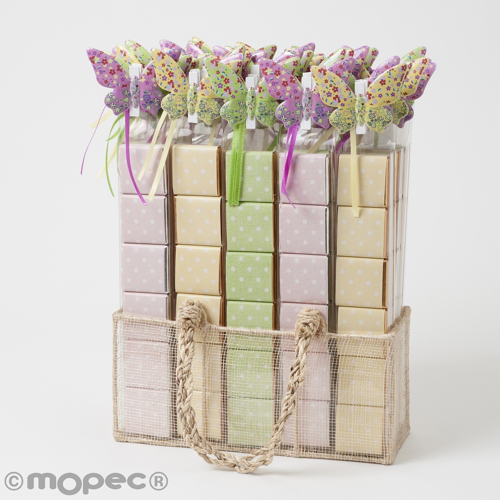 Présentoir 36 réglettes papillon 6 napolitains 30g x 36
