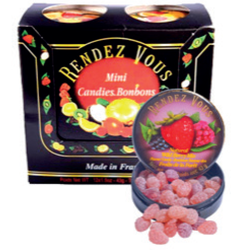 Display mini bonbons fruits des bois 43g x 12