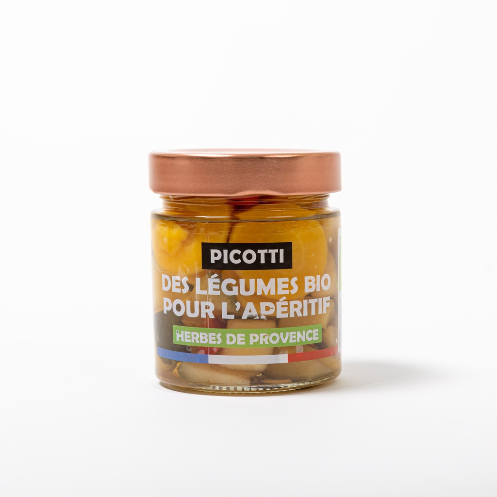 Légumes apéritifs aux herbes de Provence 220g X6