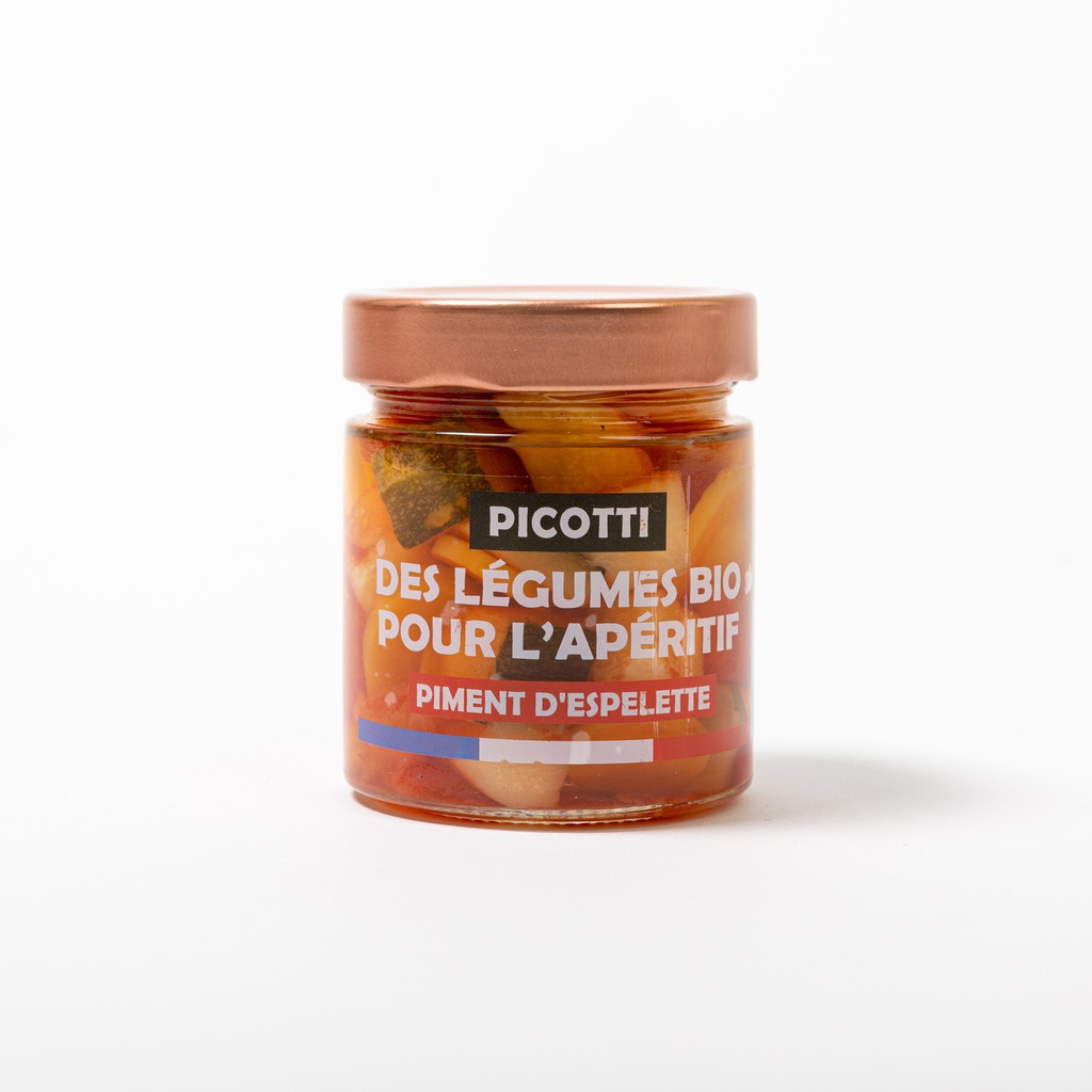 Légumes apéritifs au piment d'Espelette 220g X6