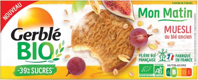 Biscuit petit déj' muesli* BIO 132g x12