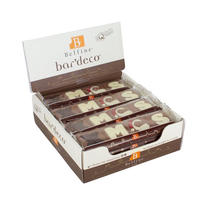Barre de Noël choc lait  35g x 16