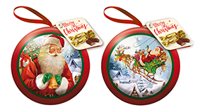 Boule de Noël en métal 32g x 12