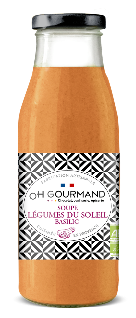 Soupe Légumes du soleil Basilic Bio 500ml X6