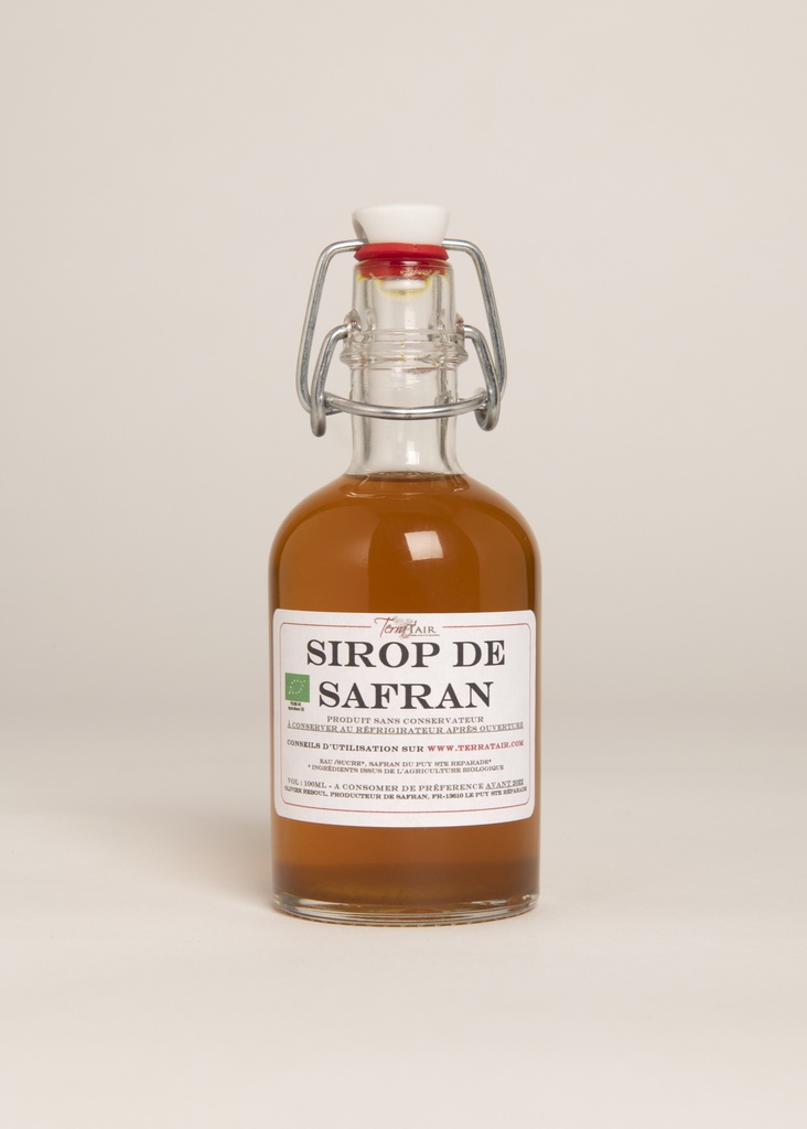 Sirop de SAFRAN bio 100ml X6