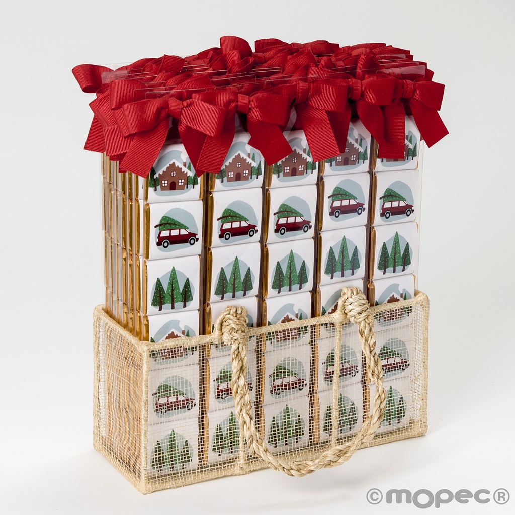 Display de 40 barrettes de 6 napolitains hiver 30g