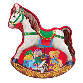 Cheval à bascule garni de chocolats 129g x 14