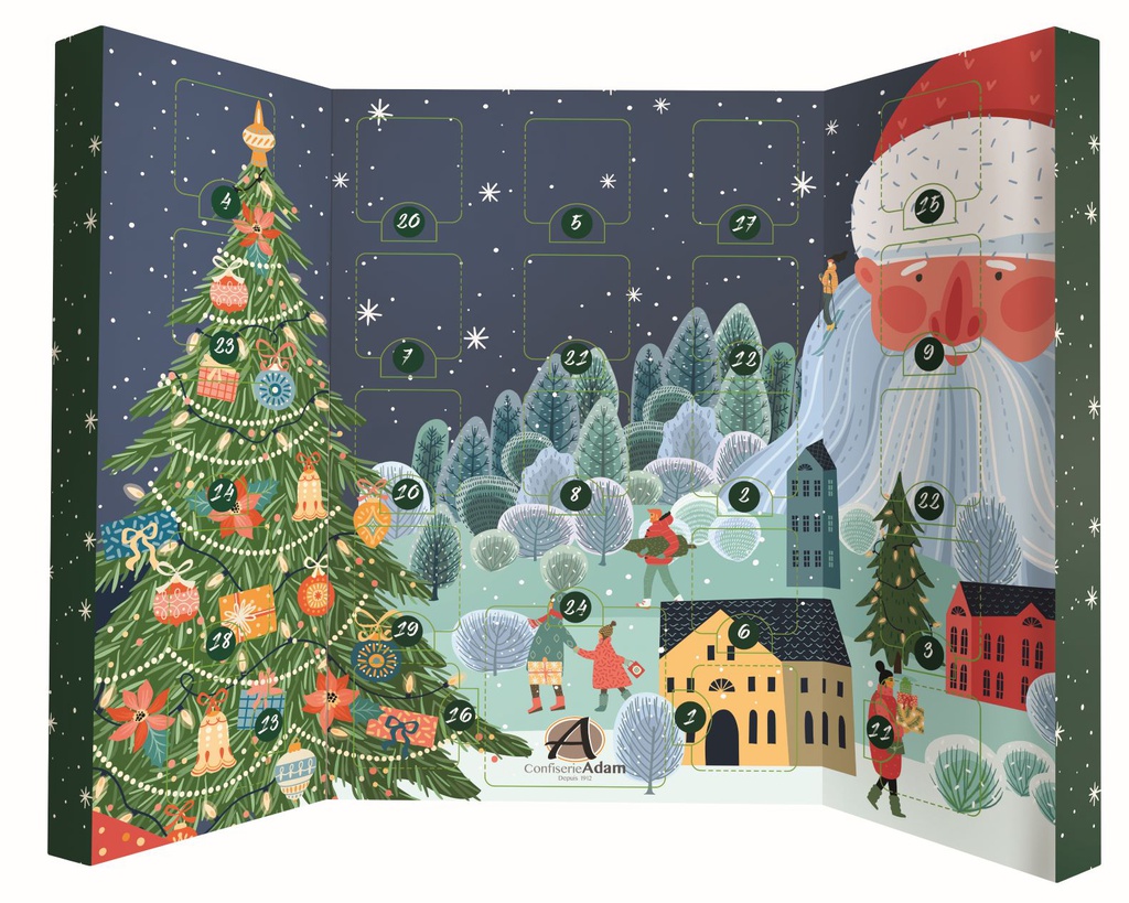 Calendrier de l'Avent Bio Magie de Noël 175g x 6