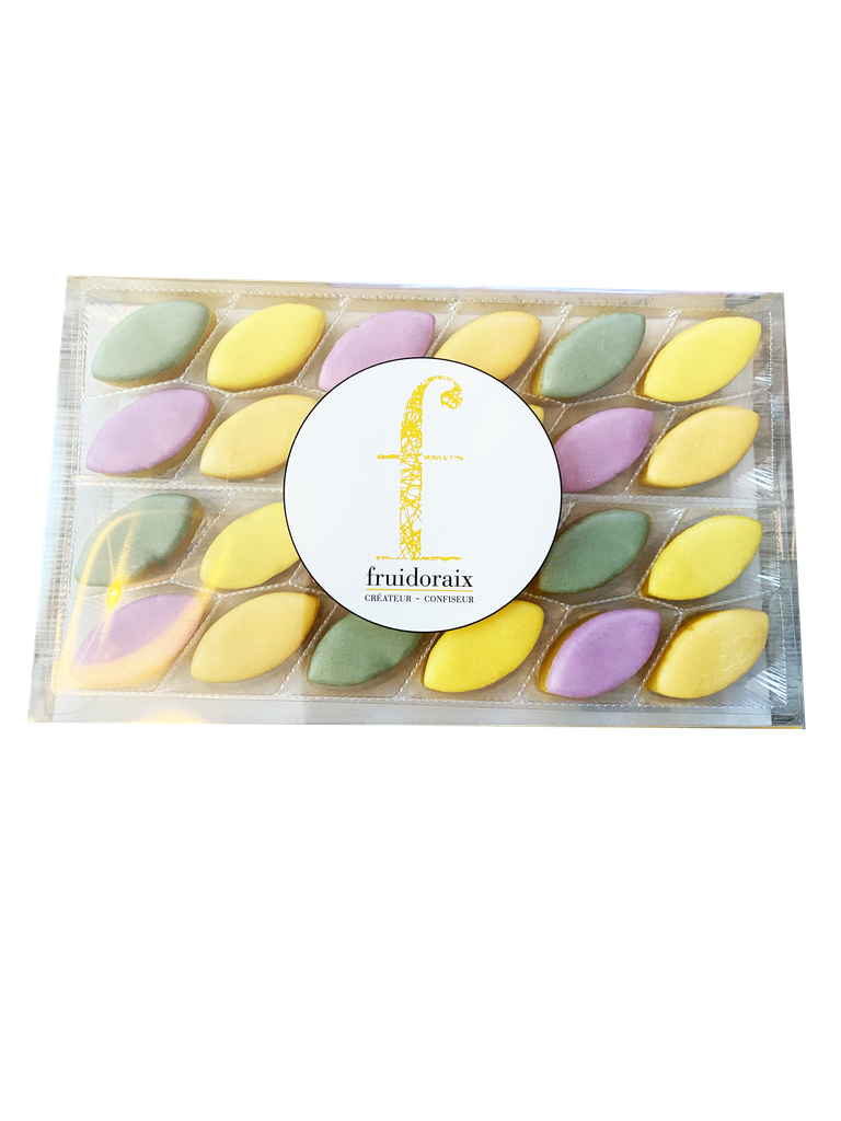 Coffret 24 mini calissons fruités 150g x 12