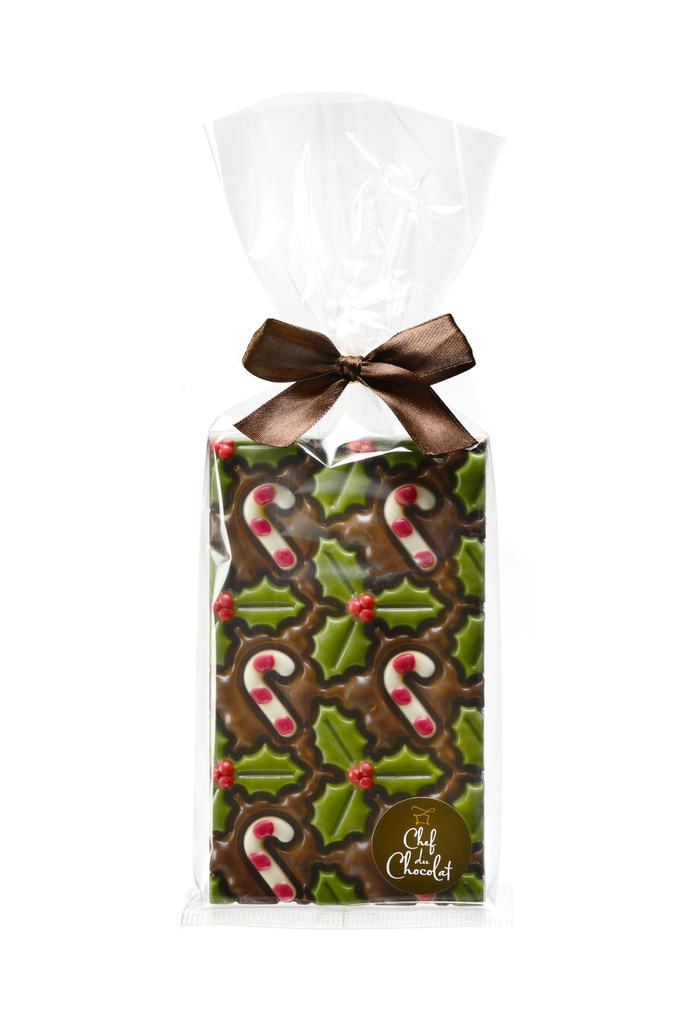 Tablette chocolat lait Noël 150g x 8