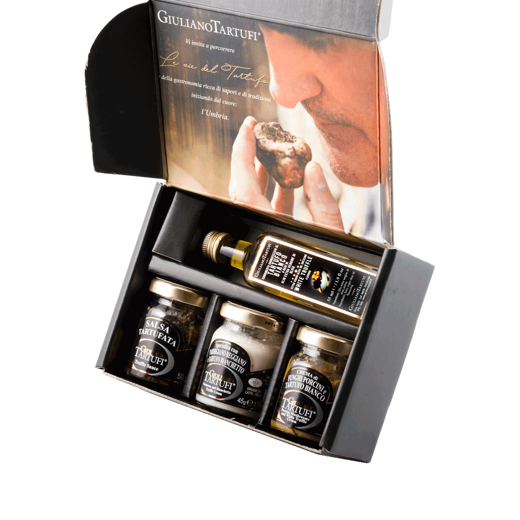Coffret cadeau de 4 produits à la truffe x10
