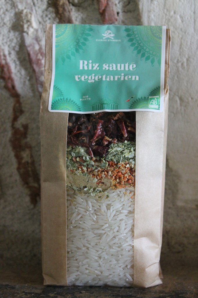 Riz sauté végétarien bio 325g X10