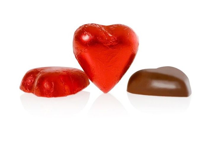 Coeurs de chocolat au lait 5kg x 1