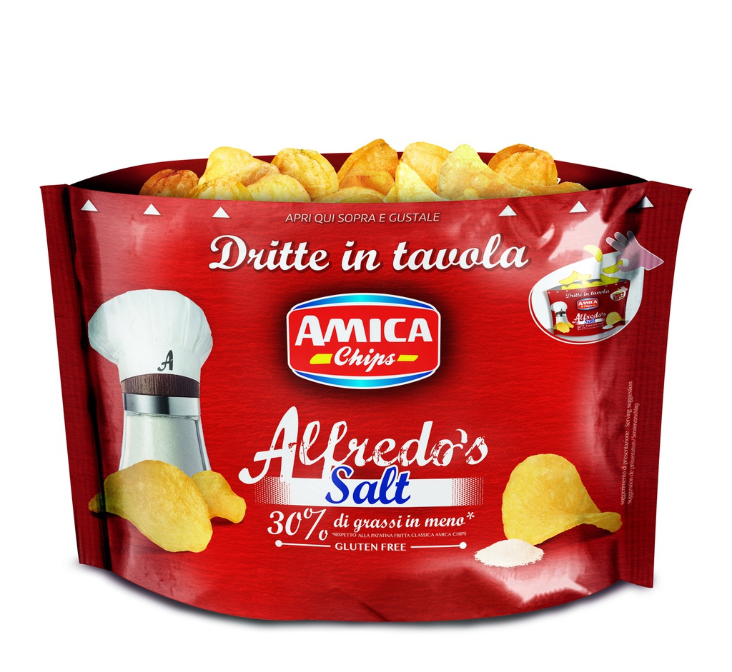 Chips Salé Alfredo push pop 135g X12
