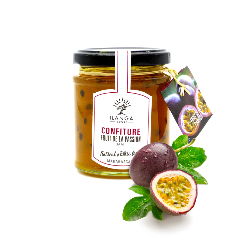Confiture Fruit de la passion 55% fruits et sucre de canne  220g x 6
