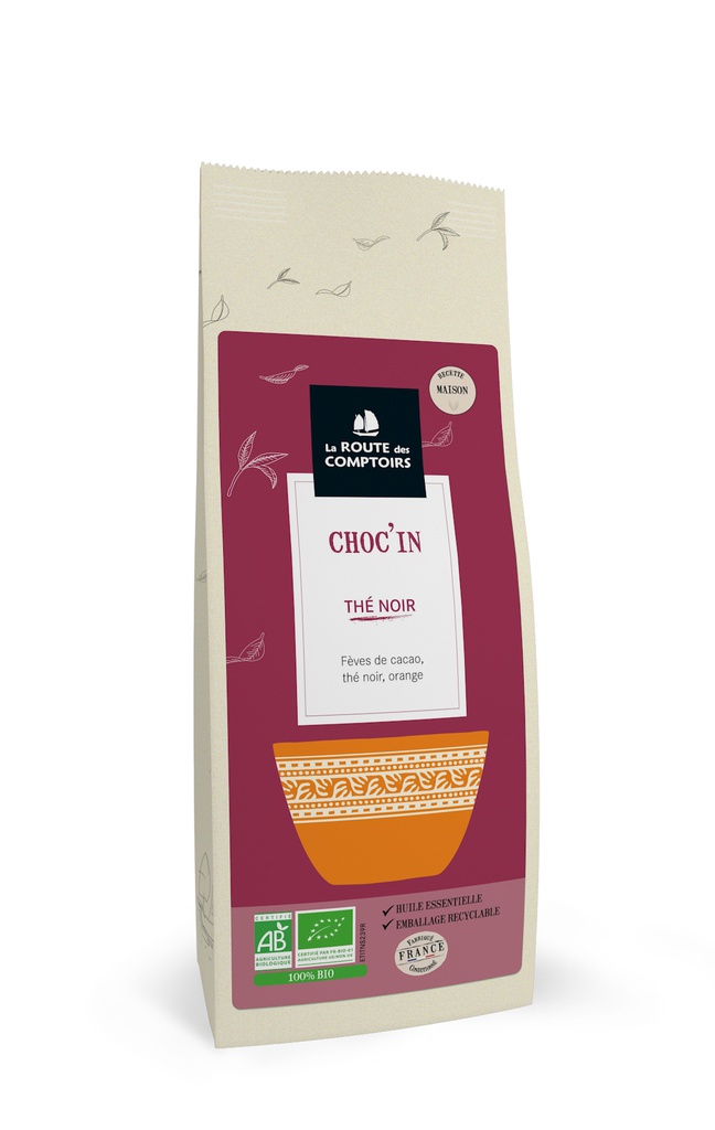 Thé noir Choc'in 100g X6